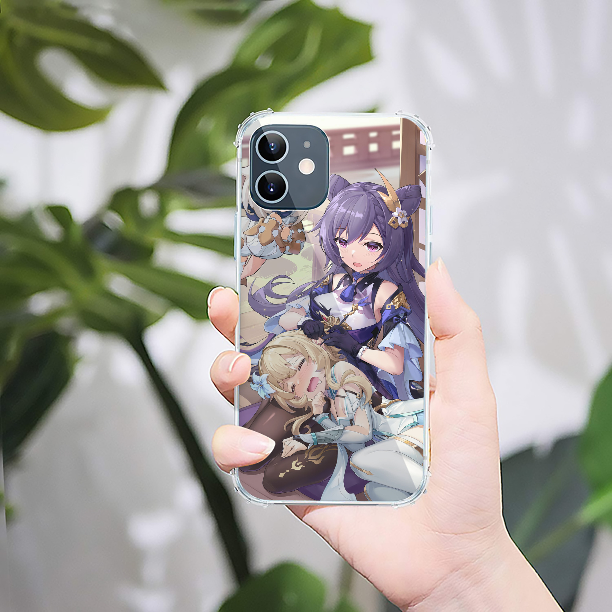 げんし神 genshin 【iPhone 12シリーズ対応】透明スマホケース（クリアソフトケース）